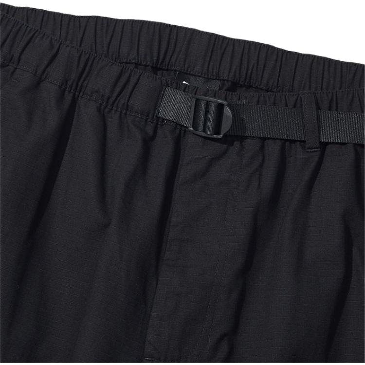 New Era FW23 Logo Embroidered Casual Versatile Work Pants Unisex bottoms Black 13789079