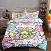 Colorful Starburst Clouds Bedding Duvet Cover Sets Duvet Covers Pillowcases Gifts (1 * Duvet Cover 2 * Pillowcases, Without Duvet Insert)
