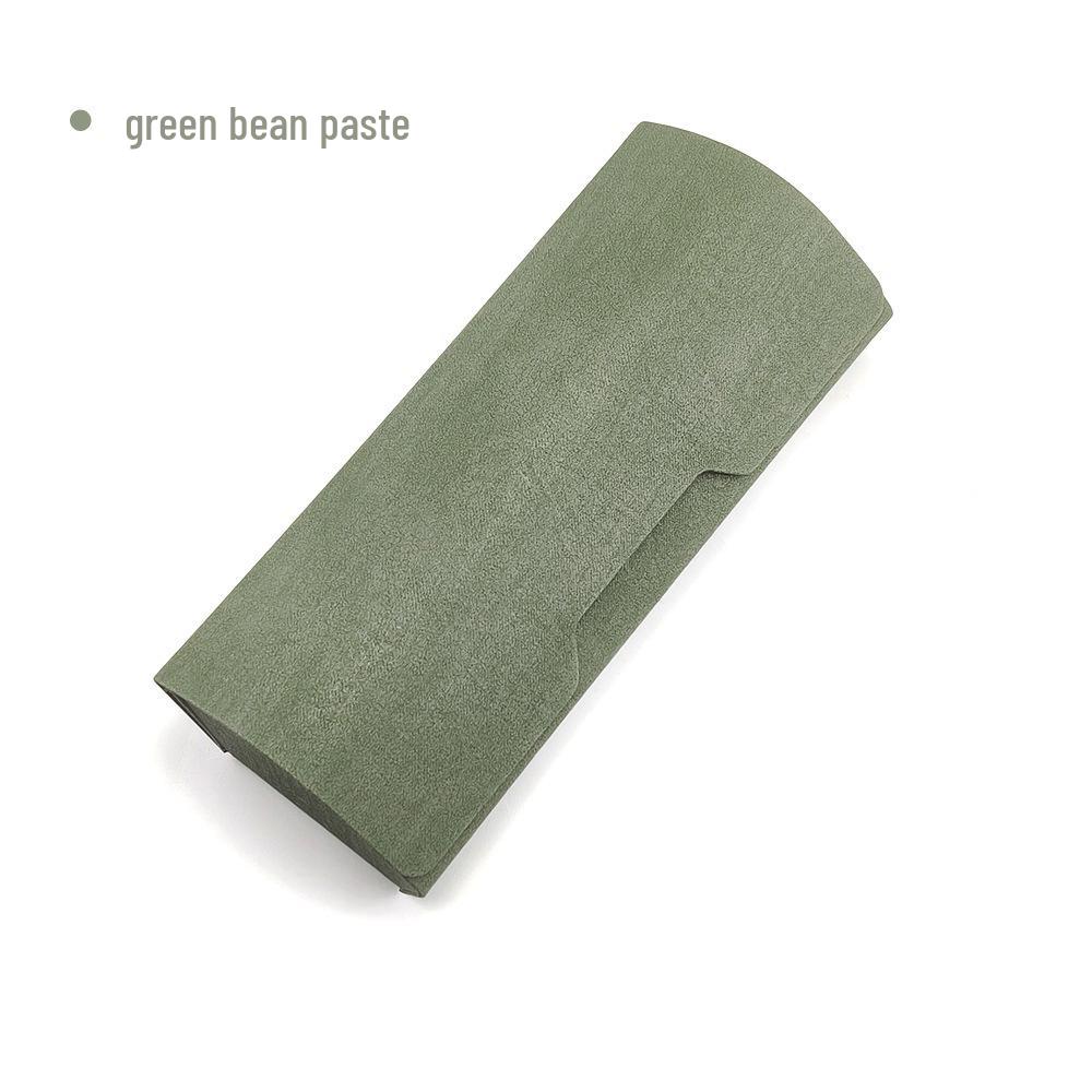 Stylish Leather Glasses Case: Compact, Portable, Protective Myopia Case with Logo Printing Option