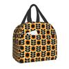 Orla Kiely Multi Stem Thermal Insulated Lunch Bag Scandinavian Flower Portable Lunch Tote for Outdoor Picnic Storage Food Box