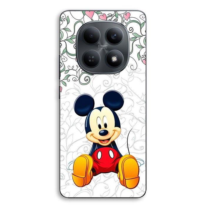 Coque de téléphone - MANIACASE - Xiaomi Redmi Note 15 5G - Mickey Mouse - Silicone TPU - Noir