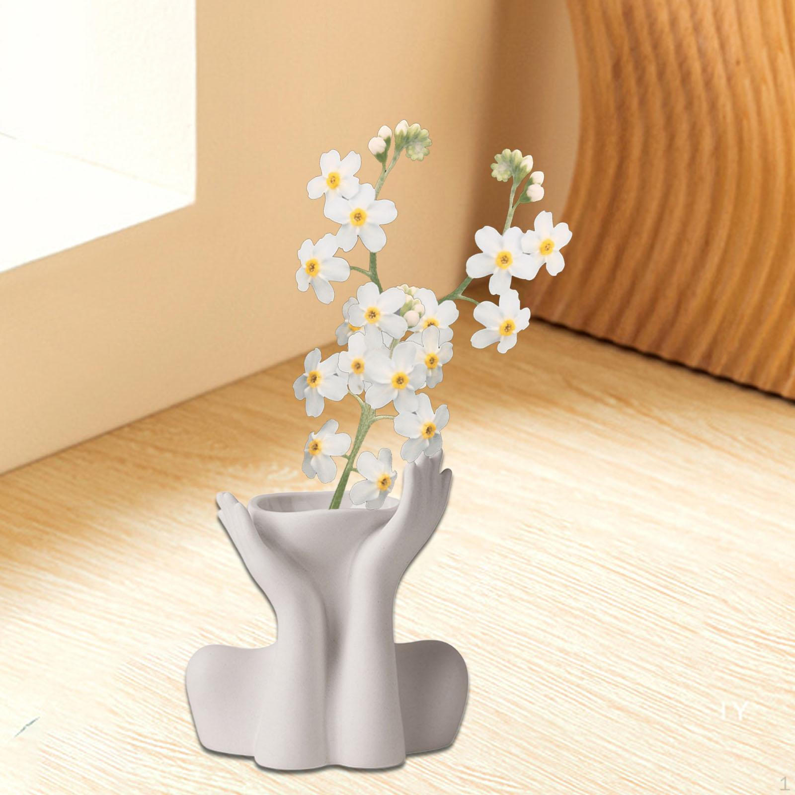 

Ваза для цветов Настольное оборудование Цветочный горшок Искусство Подарок Дом Портативный Кашпо Цветочный