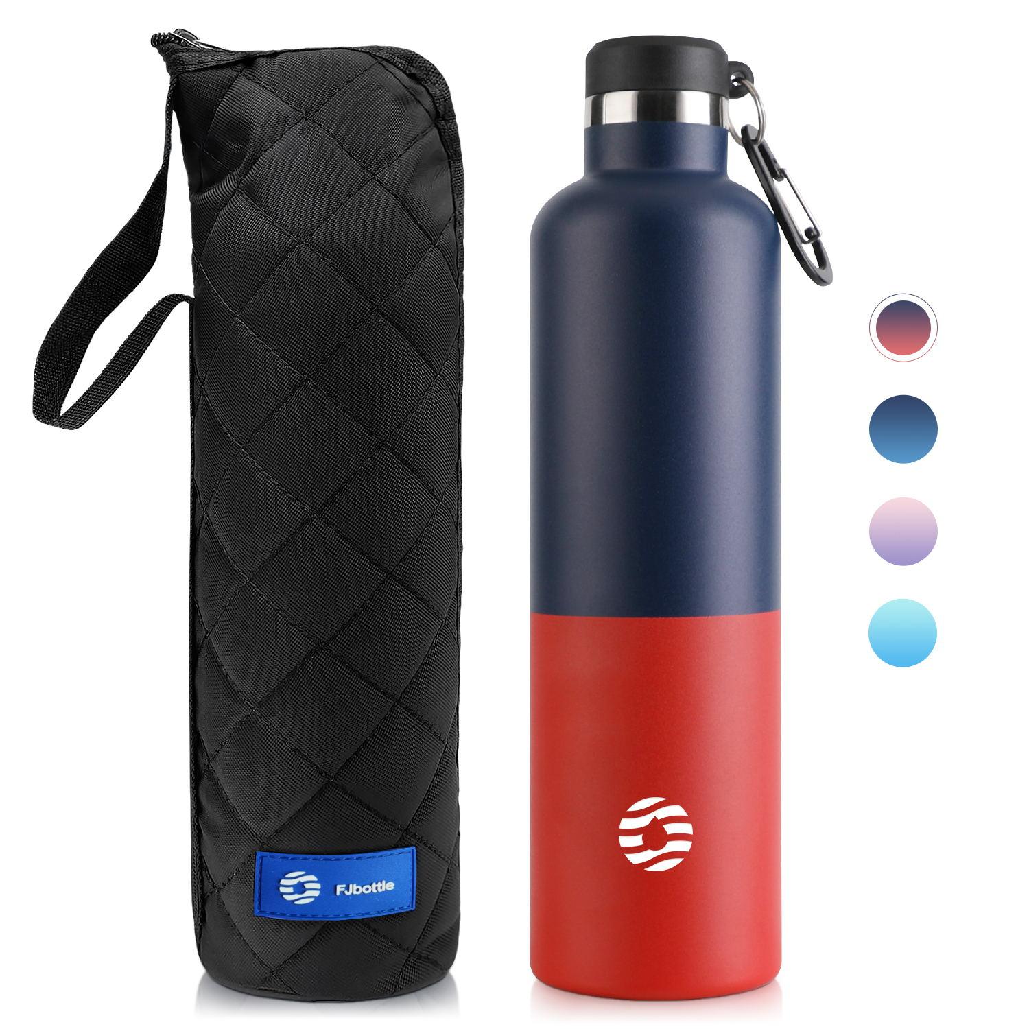 Термос FJbottle, вакуумная бутылка из нержавеющей стали 18/10, спортивная бутылка для воды, для фитнеса, спорта на открытом воздухе, большая вместимость, 1000 мл 1000ml