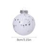 Christmas Ball 9 Pieces Ball Decorations 3.2 Inches Shatterproof Ornaments For Home Winter Party Outdoor Holiday Christmas Tree