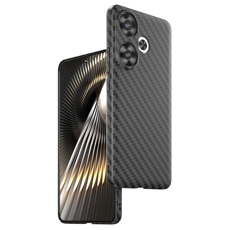 

For Xiaomi Redmi Turbo 3 ,POCO F6 Case Ultra-thin Carbon Fiber Stripe Pattern Texture Matte Hard Cover For Little F6 For Redmi Turbo 3