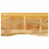 Solid Mango Wood Desktop with Cutout 120 x 50 x 2.5 cm