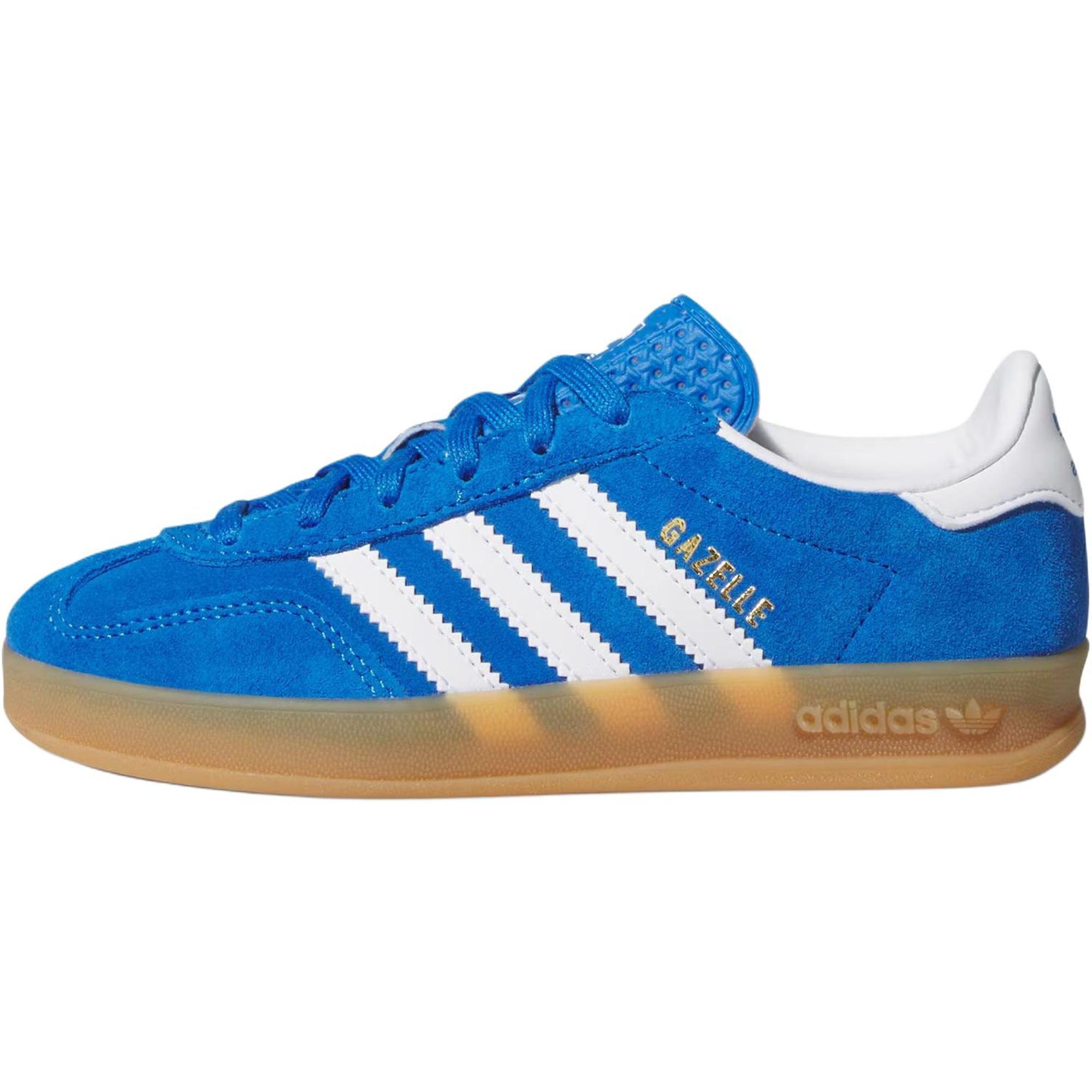 Adidas Originals GAZELLE INDOOR Low top Skateboard Shoes Blue Kids  IH9137 35