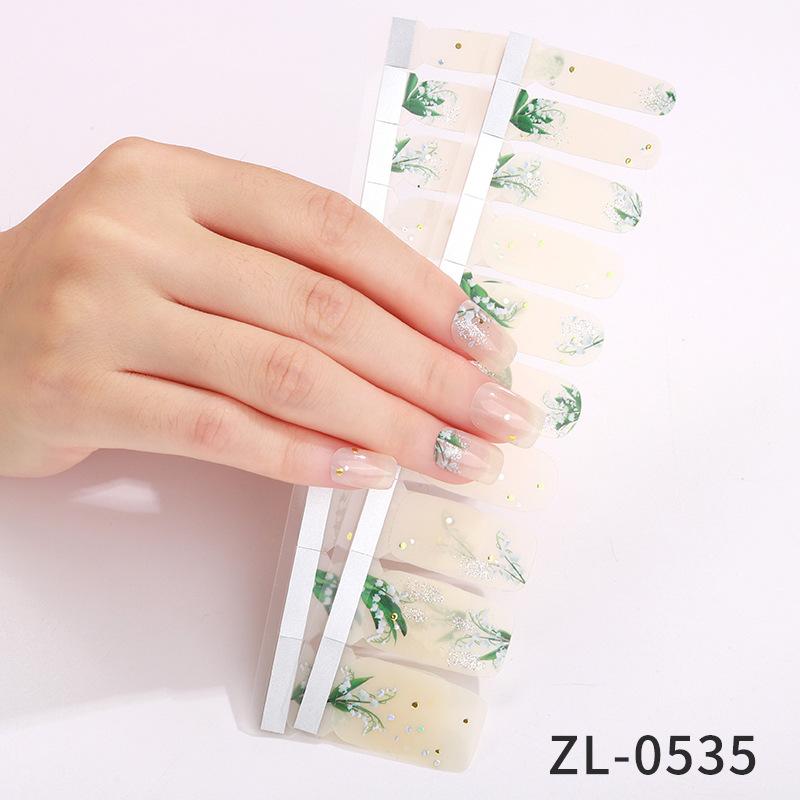 

Новые наклейки для французского маникюра, водостойкие наклейки для горячего тиснения на ногти ко Дню святого Валентина