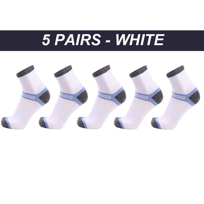5 Pairs Hohe Qualität männer Socken Baumwolle Sport Schnell Trocknend Männer Herbst Winter Socken Strandard Thermische Männlichen Trekking EU38-45