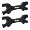 2pcs Multifunctional Double Head Shower Wrenches Plastic Bathroom Faucet Repair Tool with Bubble Level for Plumbing Tool