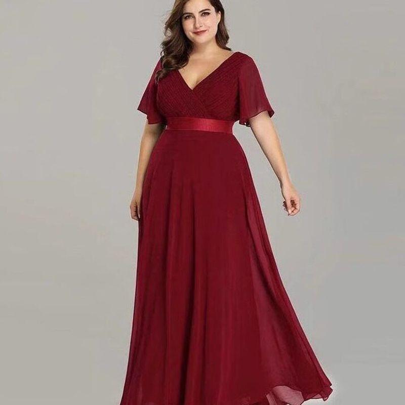Plus Size Evening Party Dress Long Plus Size Evening Party Dress Birthday Party Performance Dress
