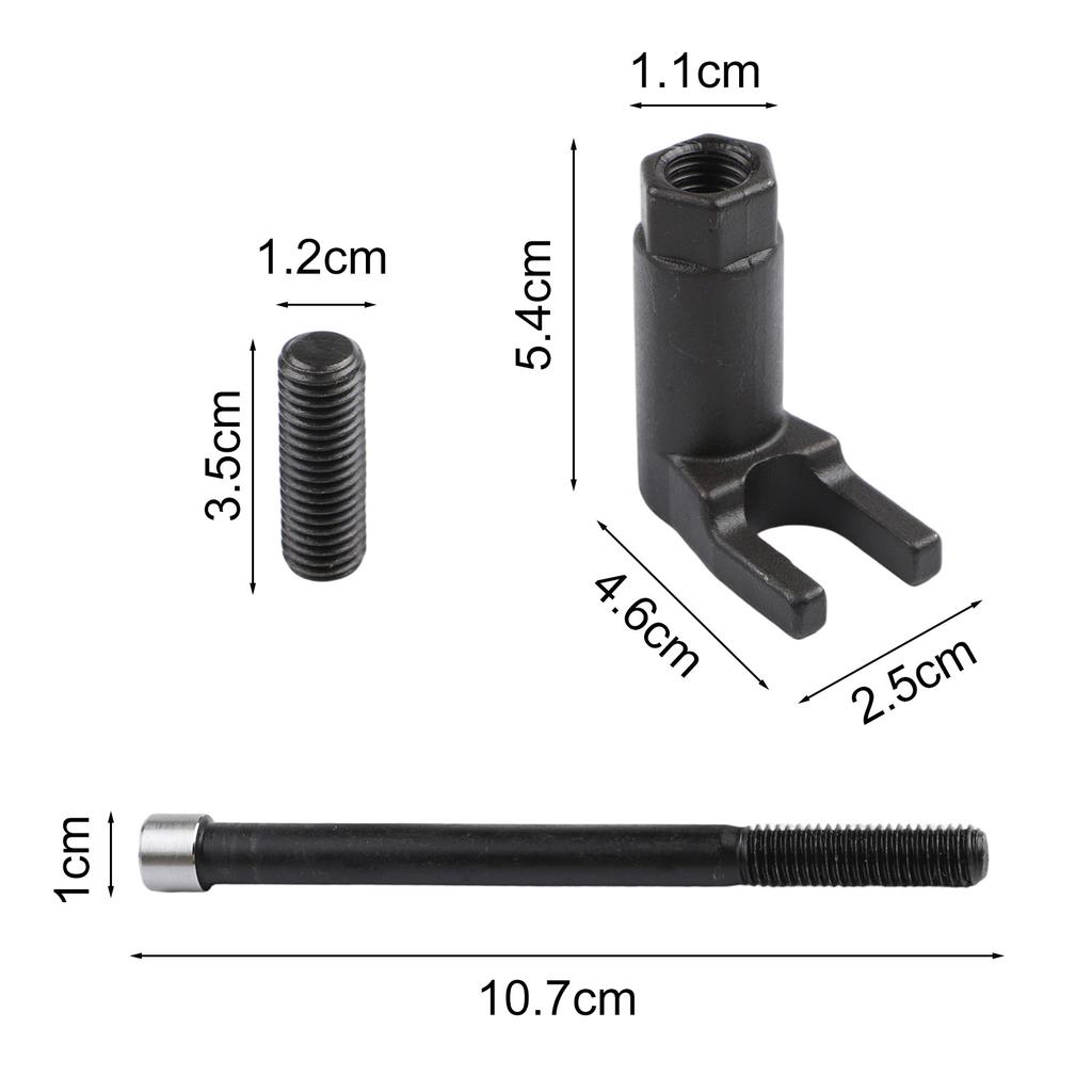 3-delige Diesel Injector Verwijderingsgereedschap Set Koolstofstaal Trekker Set Voor Brandstofinjector Demontage Auto Reparatie Gereedschappen