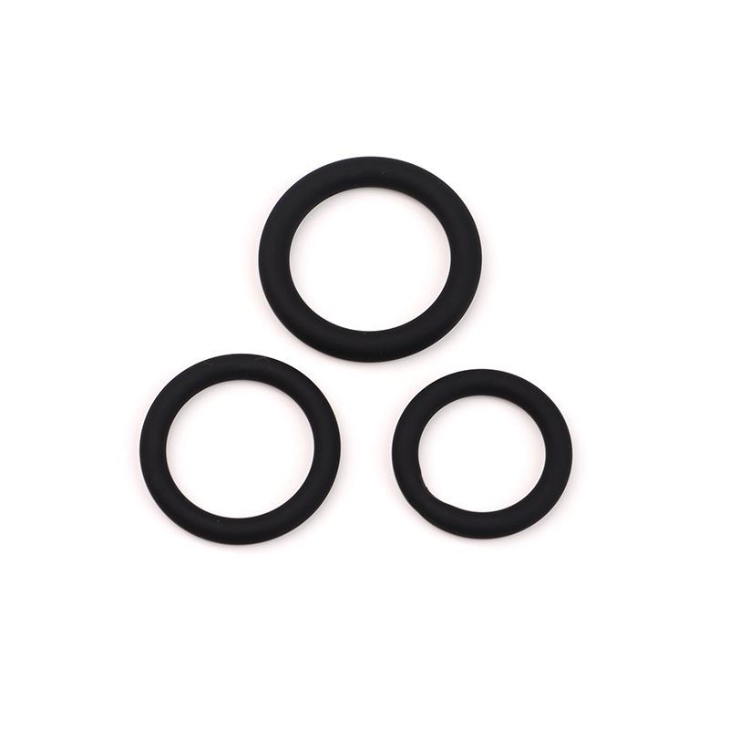 3 Sizes Silicone Cock Rings Male Delay Ejaculation Penis Lasting Erection Scrotum Testis Restraint Adult Game Sex Toys For Men