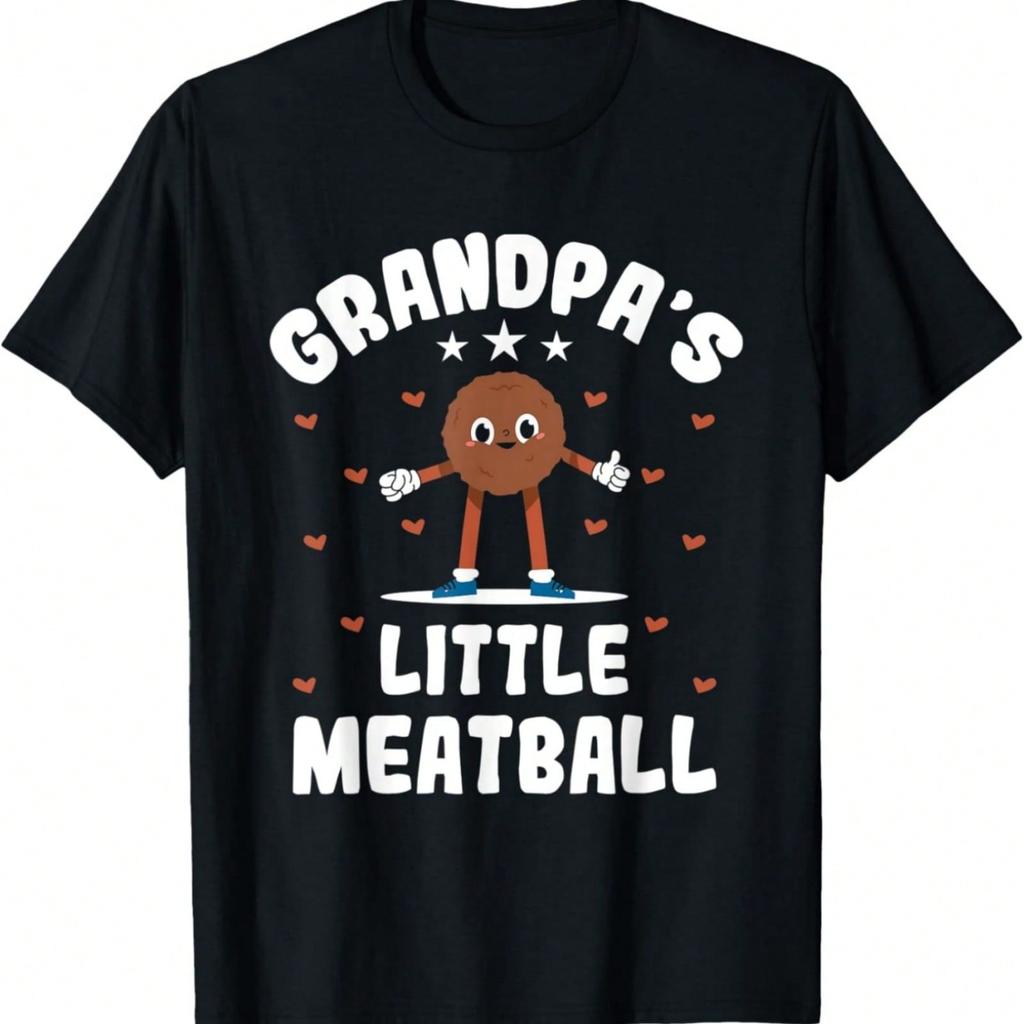 Meatball Graphic Costume Italian Chef Foodie Protein Lover T-Shirt