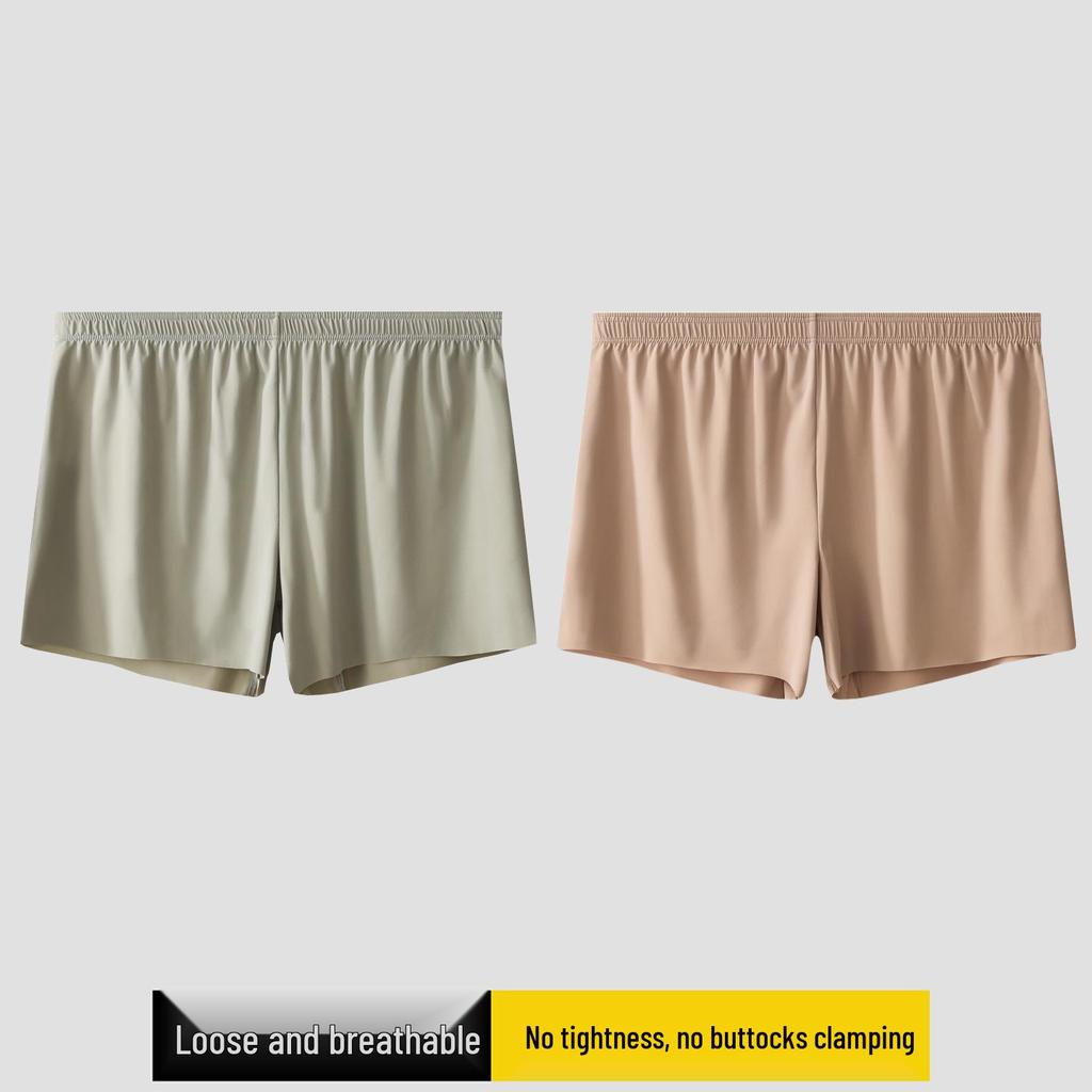 Neue Sommer Eis Seide Übergröße Herren Freizeit Satin Hose