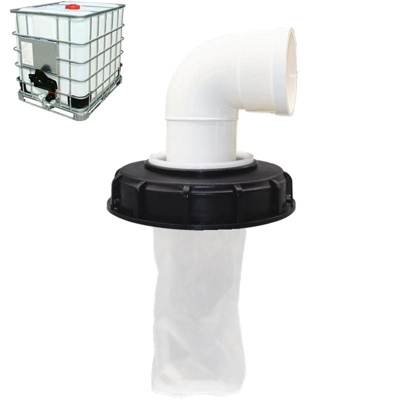 IBC Ton Barrel Plastic Lid with Filter Screen, 163mm/245mm, DN150
