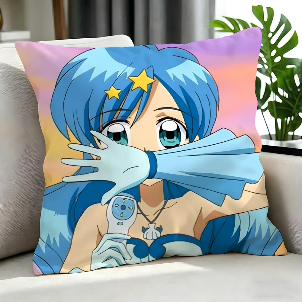 Mermaid Melody Pichi Pichi Pitch Cushion Cover Cushion Cover Set Pcs x x x Pillowcase Decorative Sofa Home Decor
