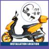 Ignition Key Switch Lock Assembly ONE  for GY6 49cc 50cc 125cc 150cc Model
