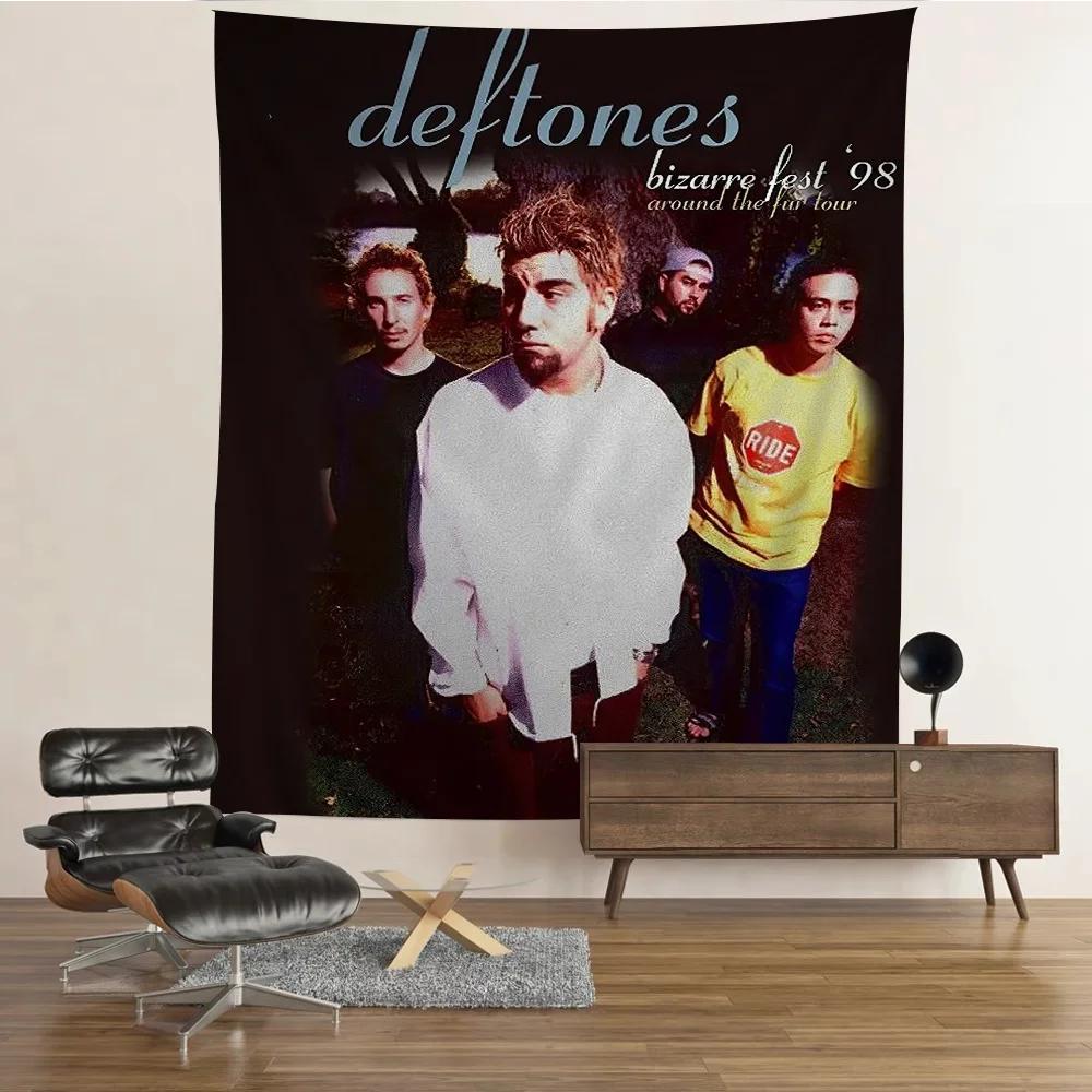 Cantante Hip Hop Star Deftones Appeso Arazzo Boemo Arazzi da Parete Boemi Mandala Kawaii Decorazione Stanza