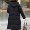 Plus Size XL-6XL Middle Age Women Winter Long Coats Hooded Elegant Thick Warm Embroidery Parkas Female Jackets