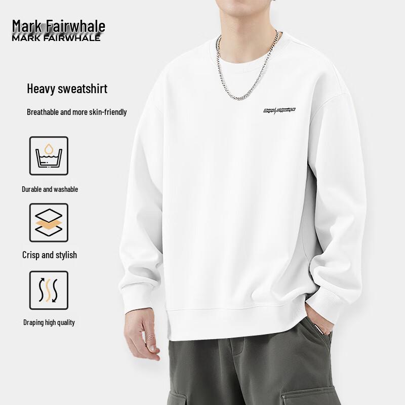 

Men s 300G Heavyweight Round Neck Pullover Sweatshirt XL