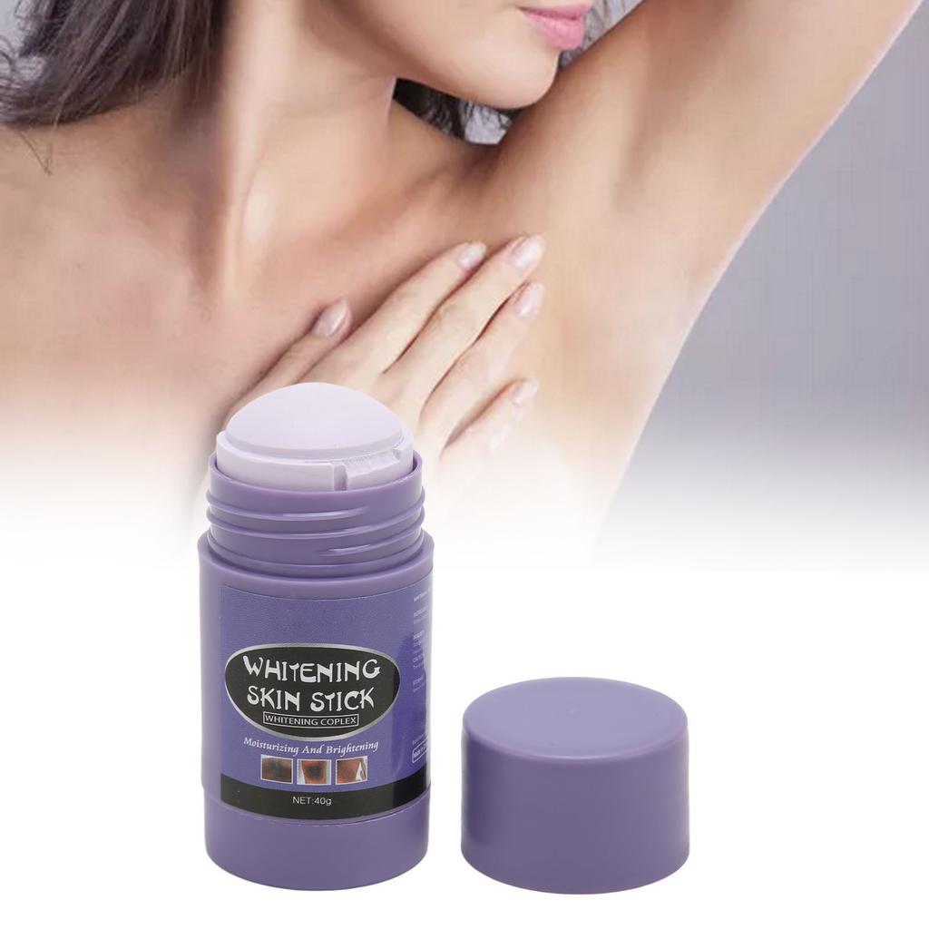 Underarm Dark Spot Corrector Stick Moisturizing Ordor Removal Armpit Whitening Cream for Knees Elbows 40g