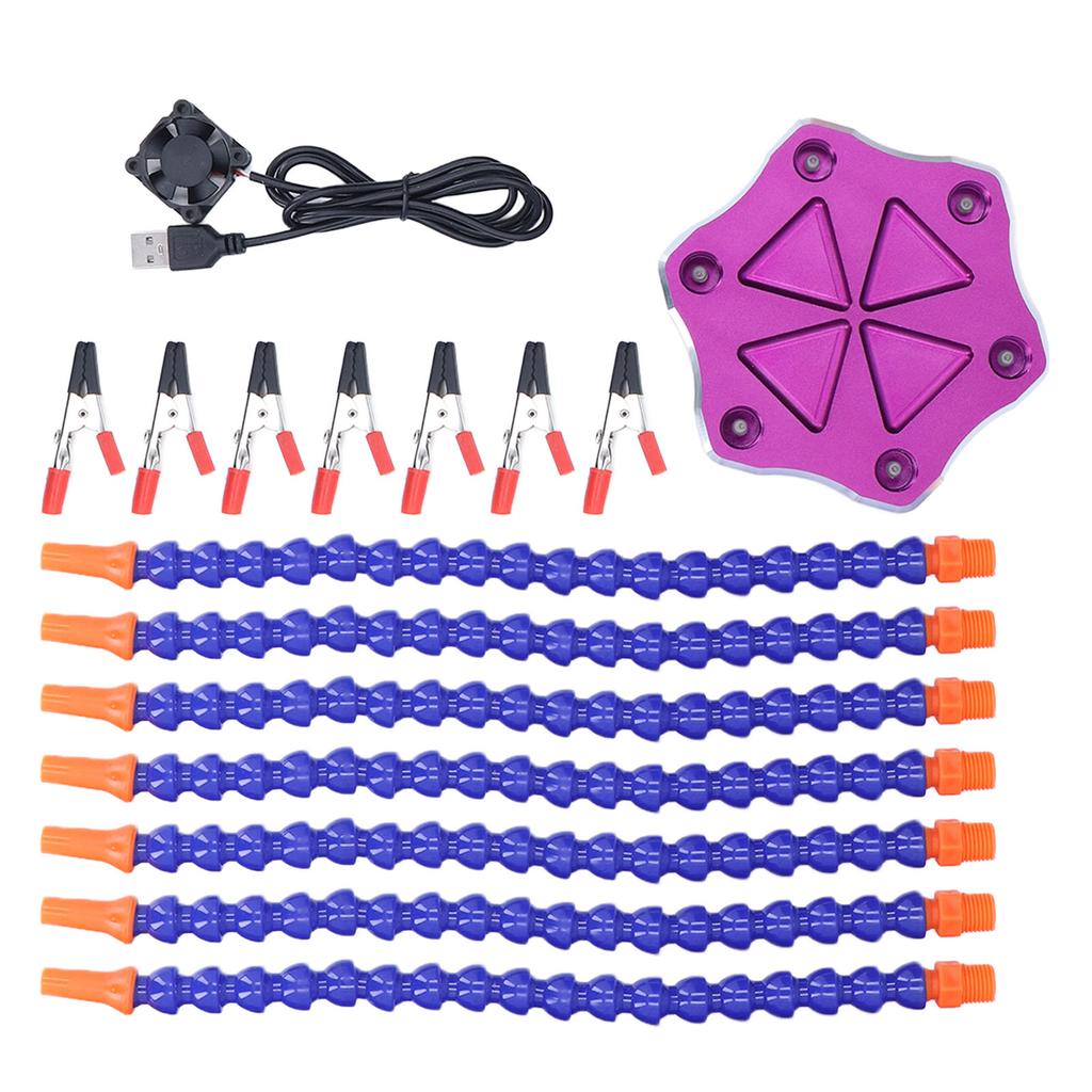 Third Hand Soldering Tool DIY Soldering Station Base Soldering Holder Rack USB Welding Tool