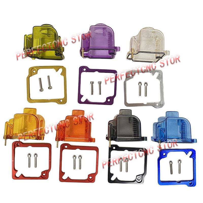 Motorcycle Transparent Carburetor Clear Bottom Float Bowl Oil Cup For PWK Keihin PJ PE PZ KSR EVO VM22 PHBG Carburetor