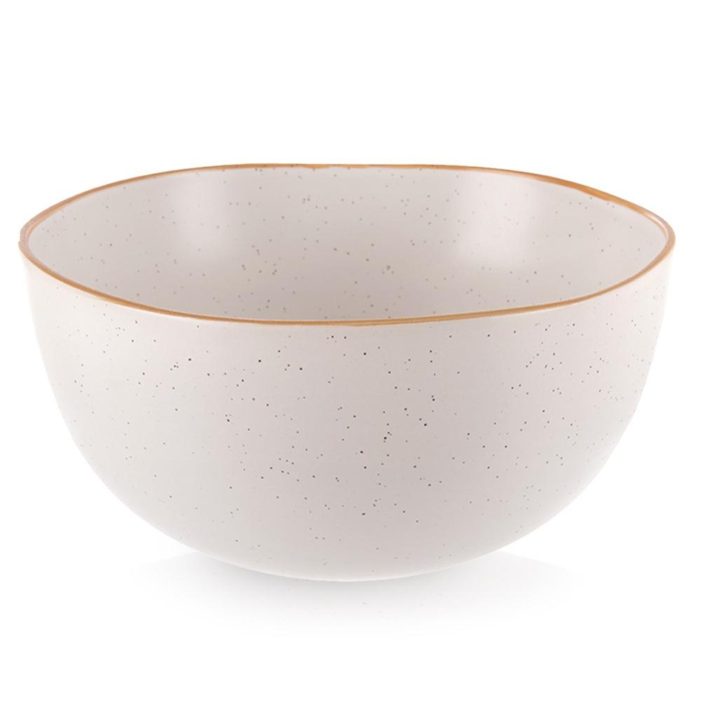 Beige Ceramic Bowl 18 Cm, 1.2 L