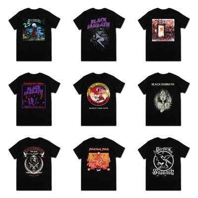 Black Metal Rock Band T Shirt Men Women Fashion Casual Graphic  Short Sleeve  T Shirt Unisex