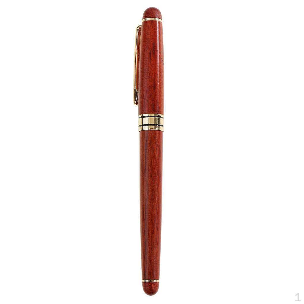 Wood Luxury Fountain Pen Handcrafted Calligrapgy for Friends Collectible Rosewood