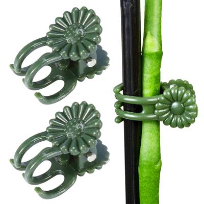 100 Stück Orchideen-Stielklemme, vielseitig, stabil, umweltfreundlich, Pflanzenstützklammern für gesündere, produktive Pflanzen