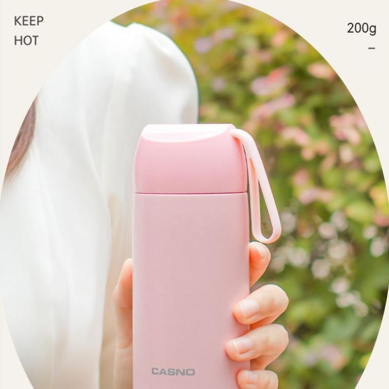 Large Capacity   Thermos Cup 520ml Vacuum Flasks Portable Stainless Steel Thermos Cup Water Bottle Travel Tea Mug Office Thermos Cup