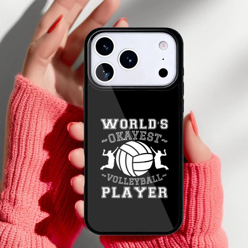 Volleyball Sport Phone Case for iPhone 17 Air 16e 15 14 13 Pro Max Back Cover for 12 11 Pro Coque