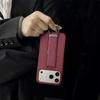 Kovový kroužek Řemínek na zápěstí Držák Pouzdro na telefon Pro iPhone 17 16 15 14 13 Pro Max Plus Air Stojan Sklápěcí stojánek Silikonový ochranný kryt