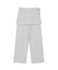 COVERNAT WOMAN Cotton Skirt Layered Pants Sky Blue
