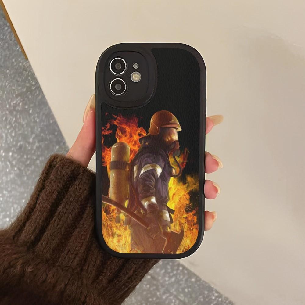 Чехол для телефона Firefighter Heroes Fireman из твердой кожи для iPhone 14 13 12 Mini 11 14 Pro Max Xs X Xr 7 8 Plus 6 6s iphone 11