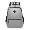 Mochila Unisex de Gran Capacidad Estilo Japonés: Sencillo, Color Sólido para el Campus o Viajes