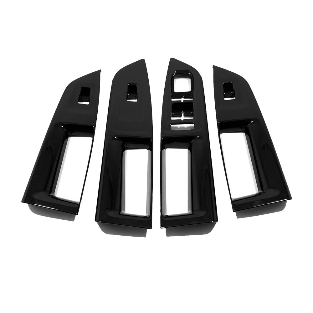 Autopříslušenství pro Volkswagen Golf Nerezová ocel Karbonové vlákno Kryt zvedacího okna Vnitřní dveře Sklo zvedacího okna