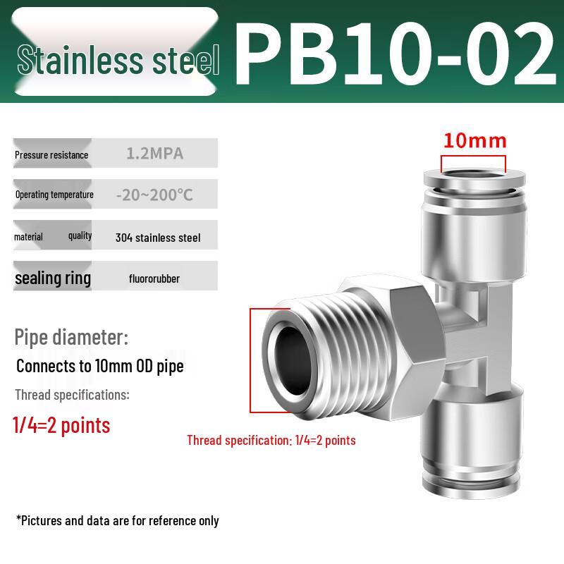 

Jingyuheng Stainless Steel Quick-Connect Pneumatic Fitting