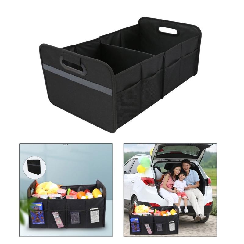Waterproof Car Trunk Storage Organizer Foldable Box Large Capicicty for Shopping Travel Organizing Essential Accessories
