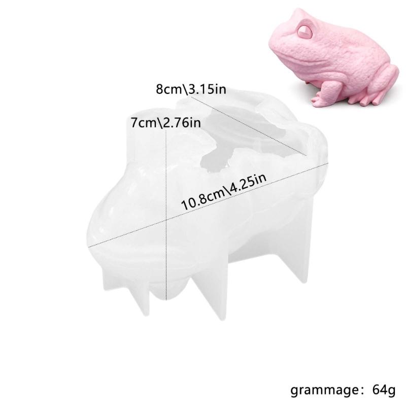 Detailed Easter Toads Mold Food Grade Silicone Texture Decorative Item Moulds for Chocolate Making and Baking Projects