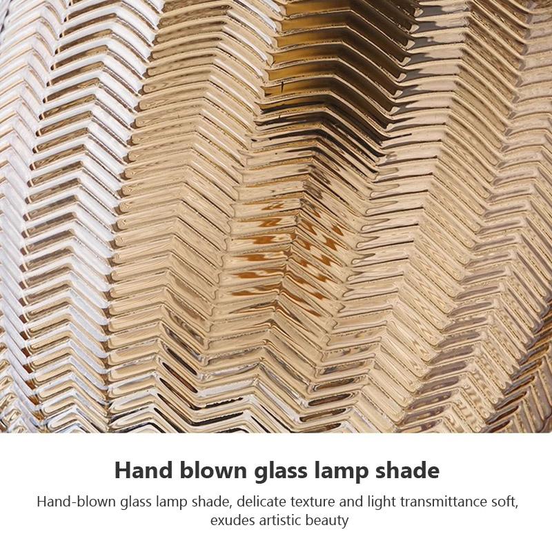 Retro Glas Pendelleuchte Foyer Esszimmer Schlafzimmer Pendelleuchten Kaffee Wohnzimmer Restaurant Hotel Innen LED Hängelampe