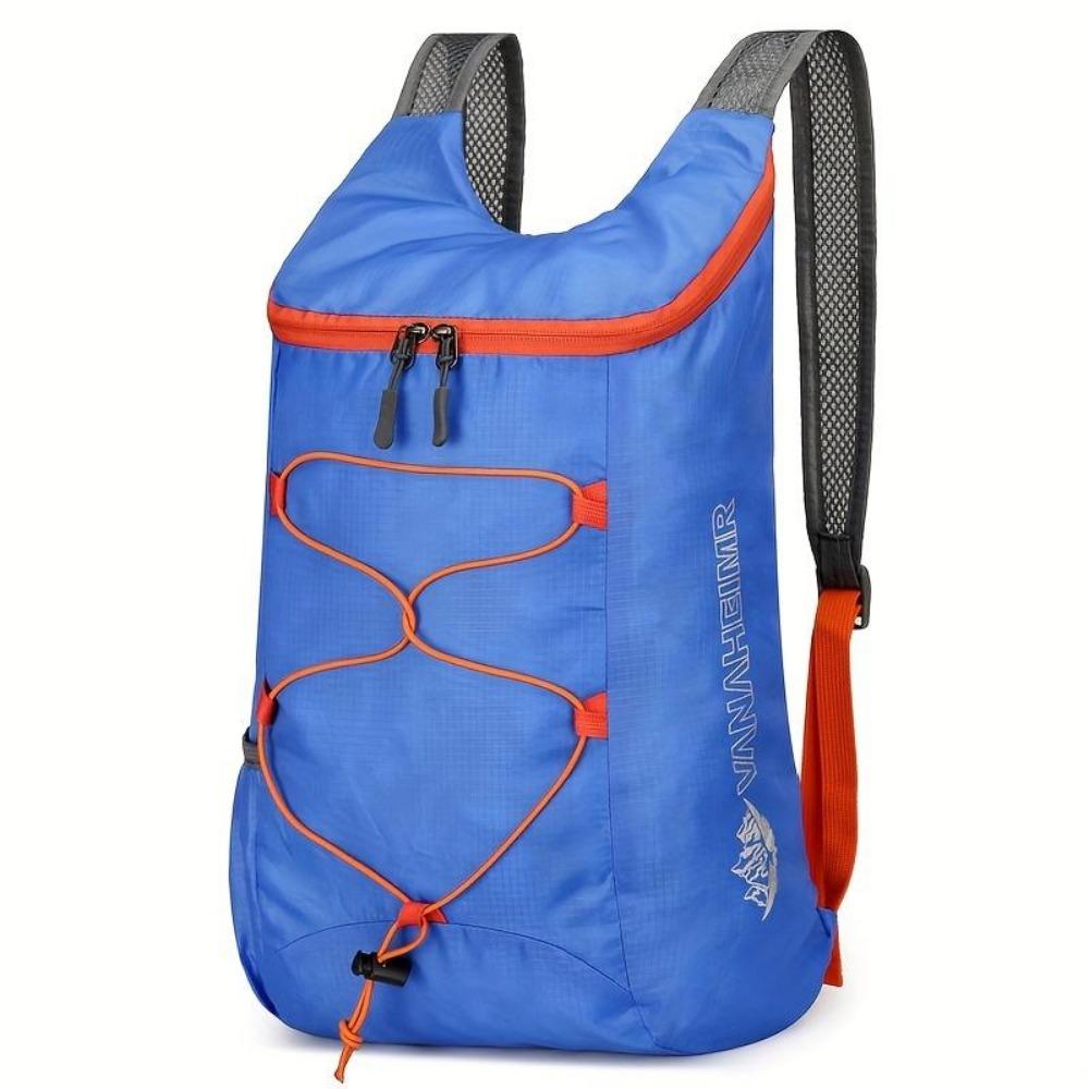 Small Portable Multifunctional Sports Backpack, Foldable Lightweight Waterproof Storage Bag For Men Outdoor Camping Hiking Travel Backpack