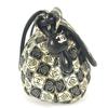 CHANEL Coco ball Camellia CC CC Mark Shoulder Bag Tote Bag Canvas Black/White