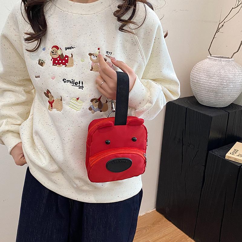 Cartoon Small Bag Women's New Dog Change Handbag Large Capacity Cute Versatile Travel Hand Bag