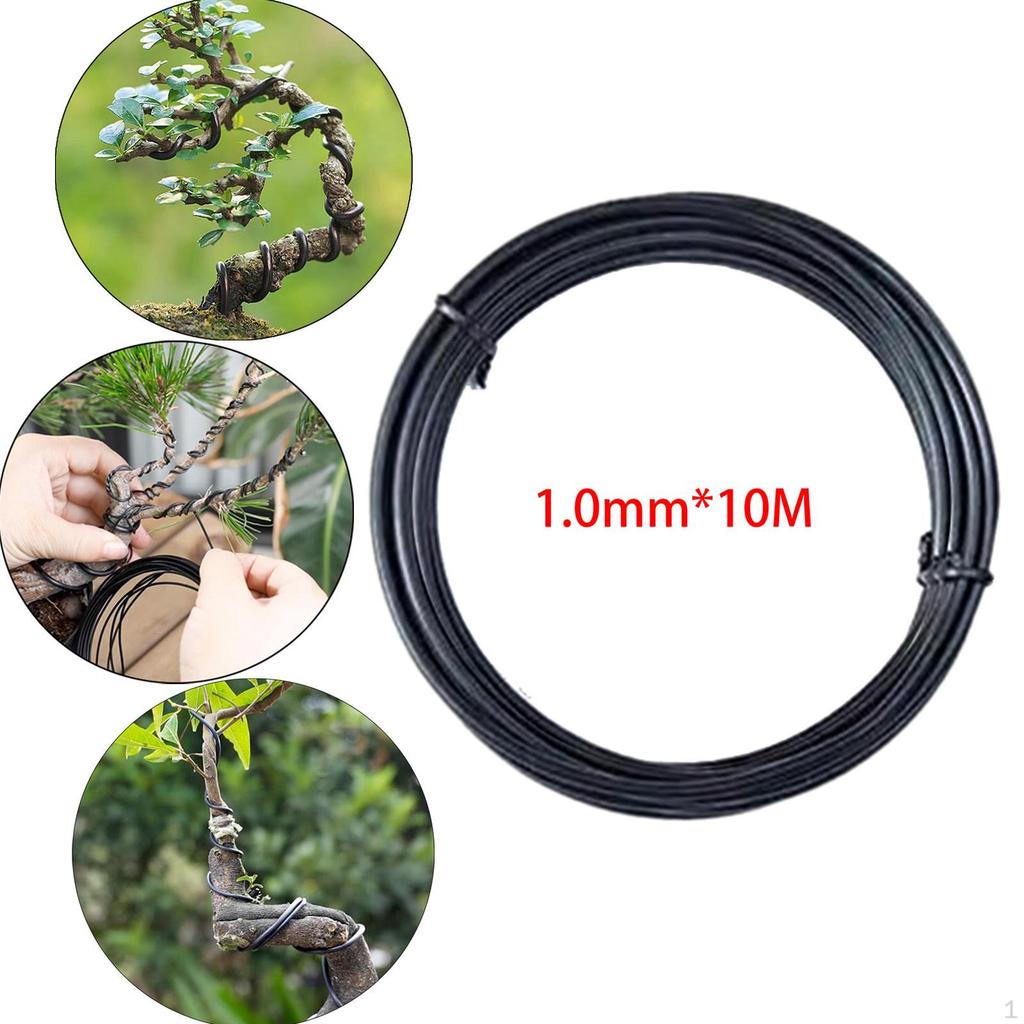 1/1,5/2 mm Drut Treningowy do Bonsai Podpora dla Roślin Pnących Aluminium do Trawnika Ogród Zewnętrzny