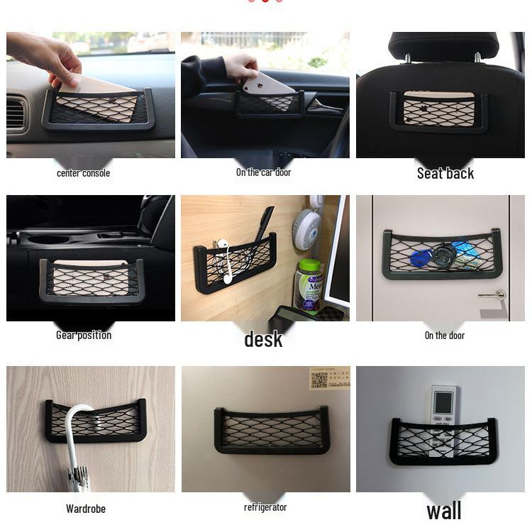 Organizer a Rete con Tasche per Sedile Auto - Borsa portaoggetti con Personalità Creativa
