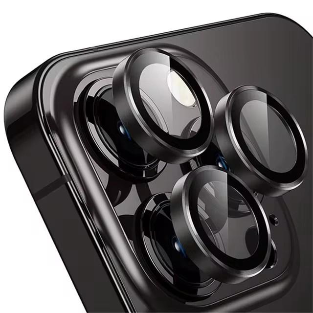 Camera Lens Protector For iPhone 17 16 15 14 13 12 11 Pro Max 16 Plus Metal Ring Lens Glass For iphone 17 16 Pro Max Accessories