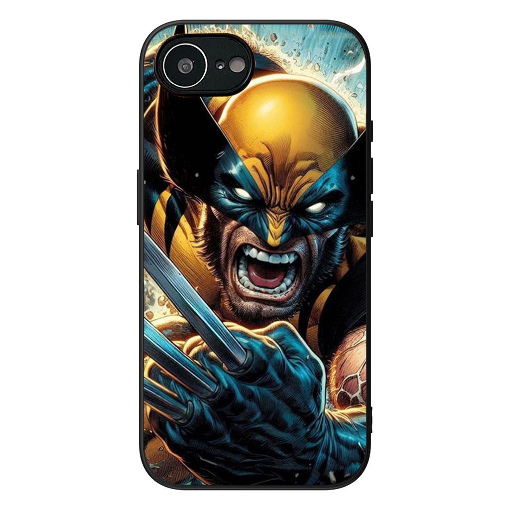 X Men Marvel Wolverine Xmens Casing Phone Cover for Apple iPhone 16 15 14 11 Pro Max 7 8 Plus SE2 SE3 SE 2022 2020 Case